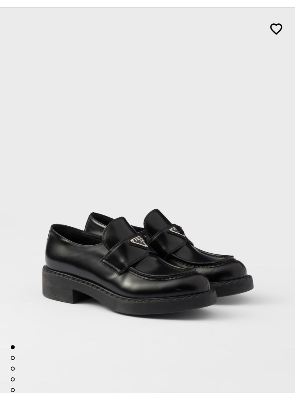 Chocolate brushed leather loafers